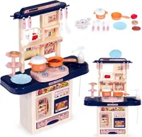 Kinderküche mit Zubehör Küchenspielzeuge mit Licht und Ton - Lernspielzeug - Kinderküche Spielzeugküche - Kitchen Toy