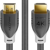 deleyCON 3m HDMI Kabel 2.0 a/b - HDR 10+ UHD 2160p 4K@60Hz YUV 4:4:4 HDR HDCP 2.2 3D ARC Dolby Digital + Dolby ATMOS