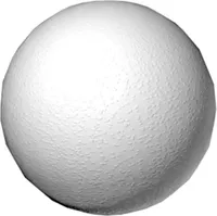 2 Stück Zubehör Tischfussball Ersatzball 36mm WEIß Texture