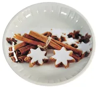 Kesper Weihnachtsteller aus Metall, Keksteller, Ø 32 x 3 cm, mit Plätzchenmotiv,