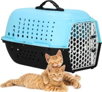 Transportbox Hundebox Tiertransportbox 48 x 28 x 33 cm Hartschale Kunststoff Katzen Hunde Kaninchen