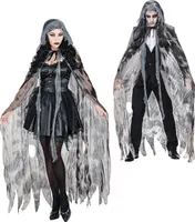 Halloween Ghostly Vampir Umhang mit Kapuze