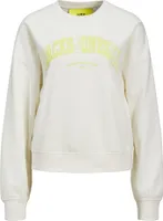 Jack & Jones Ava Rlx Ls Jjxx Sweatshirt Weiß S Frau Weiß S