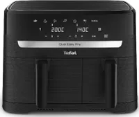 Tefal Easy Fry EY901N, Horkovzdušná fritéza, 8,3 l, Dvojitý, Černá, Dotyk, Samostatné