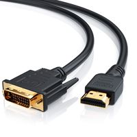 HDMI auf DVI 24+1 PIN Video Adapter Kabel PC TV Laptop Projektor Notebook HD PS3