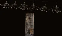 LED Lichter Büschel Deko Beleuchtung - 250 cm / 150 LED - Weihnachten Lichterkette Außen Batterie betrieben
