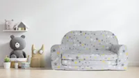 Kindersofa zum spielen sitzen schlafen Schaumstofffüllung Abnehmbarer Bezug Kindercouch