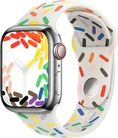 Apple Watch SE 2022 - 40 mm, Watch SE 2023 - 40 mm, Watch SE - 40 mm, Watch 9 - 41 mm, Watch 7 - 41 mm, Watch 6 - 40 mm, Watch 8 - 41 mm, Watch 10 - 42 mm, Watch 2 - 38 mm, Watch 3 - 38 mm, Watch 1 - 38 mm, Watch 38 mm, Watch 5 - 40 mm, Watch 40 mm, Watch 41 mm, Watch 4 - 40 mm Band: Sport Band