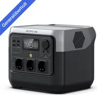 EF ECOFLOW Tragbare Powerstation RIVER 2 Pro, 768Wh Solargenerator(Generalüberholt)