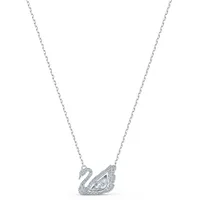 Swarovski 5514421 - Tanzender Schwan Halskette - Silberton - Halskette