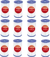 12x  Bestway Filterkartusche Gr.4  58095