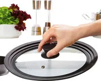 Culinario Culinario univerzální skleněné víko se silikonovým okrajem pro 24/26/28 cm
