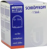 Cuppingová hlava 5 cm sklo 1 ks