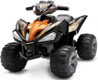 Kinderfahrzeug - Elektro Kinderquad Schwarz, 2x12V Motoren - 12V7Ah Akku
