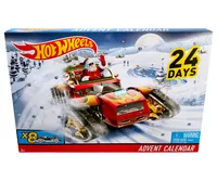 Kalendarz adwentowy Hot Wheels z 8 dekorowanymi pojazdami DXH60