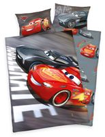 Disney Pixar Cars Bettwäsche 135x200 Lightning McQueen NEON City NEU 