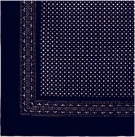 modAS Vierecktuch Bandana Kopftuch ca. 54x54 cm- Tuch in verschiedenen Designs und Farben aus Baumwolle in Blau mit kleinen Punkten