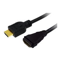 LogiLink HDMI-Kabel Ethernet A -> A St/Bu  1.00m sw Verl.