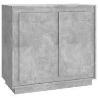 vidaXL Kredens betonowy szary 80x34x75 cm materiał drewnopochodny
