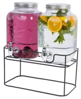 DRULINE 5 Liter Getränkespender Glance mit Hahn Saftspender Dispenser :  : Küche, Haushalt & Wohnen