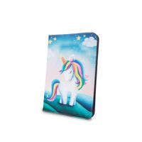 Knížkové pouzdro (Fashion) Unicorn univerzální 9-10"