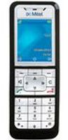 Sluchátko Aastra Mitel 612d - telefon DECT - bezdrátové sluchátko - 200 vstupů - černá - stříbrná