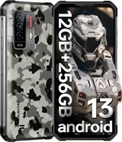 OUKITEL WP27 Wytrzymały smartfon 24 GB 256 GB Helio G99 120 Hz Android 13 8500 mAh 6,8-calowy noktowizor IP68/NFC/GPS, szary