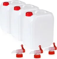 3x 10 L Kunststoff Kanister Set für Camping & Freizeit