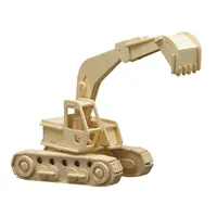 Holzbausatz Bagger