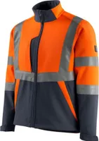 MASCOT® unisex Warnjacke Kiama  orange, schwarzblau Größe L