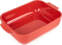 Peugeot rechteckige Auflaufform Appolia Ofenform Keramik Rot 25 cm 60091