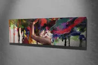 Wallity, PC132- MJS1443, Farebné, Maľba na plátne, 30 x 80 cm, 100% plátno