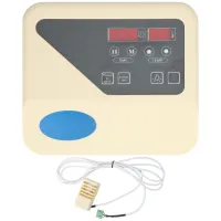 Temperaturregler für Saunaofen, LCD-Digitalanzeige, externer Regler mit Sondenkabel für Trockensaunaofen, 220 V