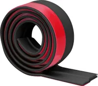 Zugluftstopper für Türen Selbstklebende Türbodendichtung,(Black)