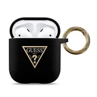 Guess for AirPods Case Ochranný kryt puzdra Silikónové trojuholníkové logo