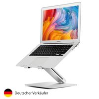 Laptop Ständer Höhenverstellbar Laptophalter Schreibtisch Laptop Erhöhung für Notebook Halterung MacBook Ständer, Dell, Lenovo, Samsung, Acer und Huawei MateBook