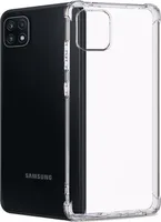 Samsung Galaxy A22 5G Anti Shock Case Transparent