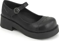 CRUX-07 Damen Sandale von DemoniaCult, Schwarz EU 36, US 6