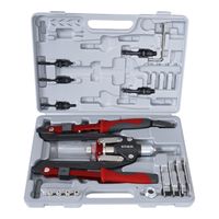 STIER Universal-Nietzangen-Satz, 11-teilig, für Blindnieten und Blindnietmuttern, inklusive Maulschlüsselsatz, aus hochwertigem Stahl, Nietzange, Nietmutternzange Set, rivet tool