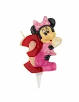 Tortenkerze Minnie 6,5cm Nummer 3