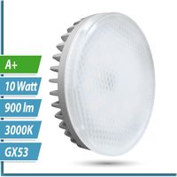 10x GX53 LED Leuchtmittel 10W 230V warmweiß 3000K Deckenleuchte Unterbauleuchte Strahler 900 Lumen