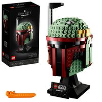 LEGO 75277 Star Wars Boba Fett Helm, Schaustück, Bauset zum Sammeln für Erwachsene, Geschenkidee für erfahrene LEGO Baumeister