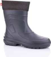 Lemigo leichte Damen Gummistiefel gefüttert "Jessy" Dunkelgrau 39