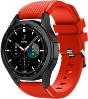 Strap-it Samsung Galaxy Watch 4 Classic 46mm Silikonarmband (Rot)