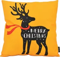 Dekokissen Weihnachten Rentier | 45 x 45 cm | Baumwolle/Polyester