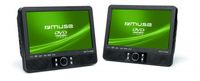 MUSE M-990 CVB 9 Zoll Portabler DVD Player mit 2 Monitoren