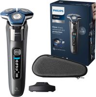 Philips Shaver Series 7000 – Elektrischer Nass- und Trockenrasierer für Herren mit aufklappbarem Trimmer, Ladestation & Reiseetui (Modell S7887/35)
