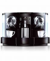 Nespresso CS 220 Gemini Espressomaschine, Nespresso Kapseln, Edelstahlgehäuse, 2410 Watt, 19 Bar, 6 l Füllmenge, Tassenwärmer, Milchaufschäumer
