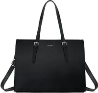 Mofut Handtasche Damen Umhängetaschen, Aktentasche Große Business Handtasche Damen Leder Schultertasche Arbeit Schule, Bürotasche Damen 15 Zoll Notebooktasche mit 3 Fächern für Büro Schule