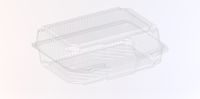 50 Stk Kuchenbehälter Kuchenbox Plastik Einweg 206x156x70mm Tortenbehälter